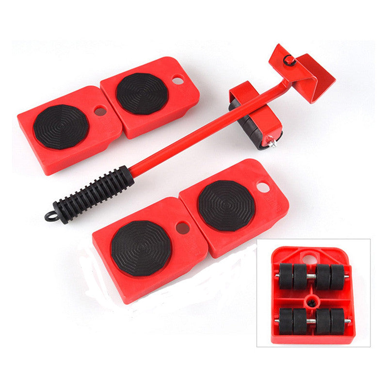 5-in-1 Heavy Furniture Moving Tool Set – Easy Transport Lifter & Shifter Kit for Home & Office