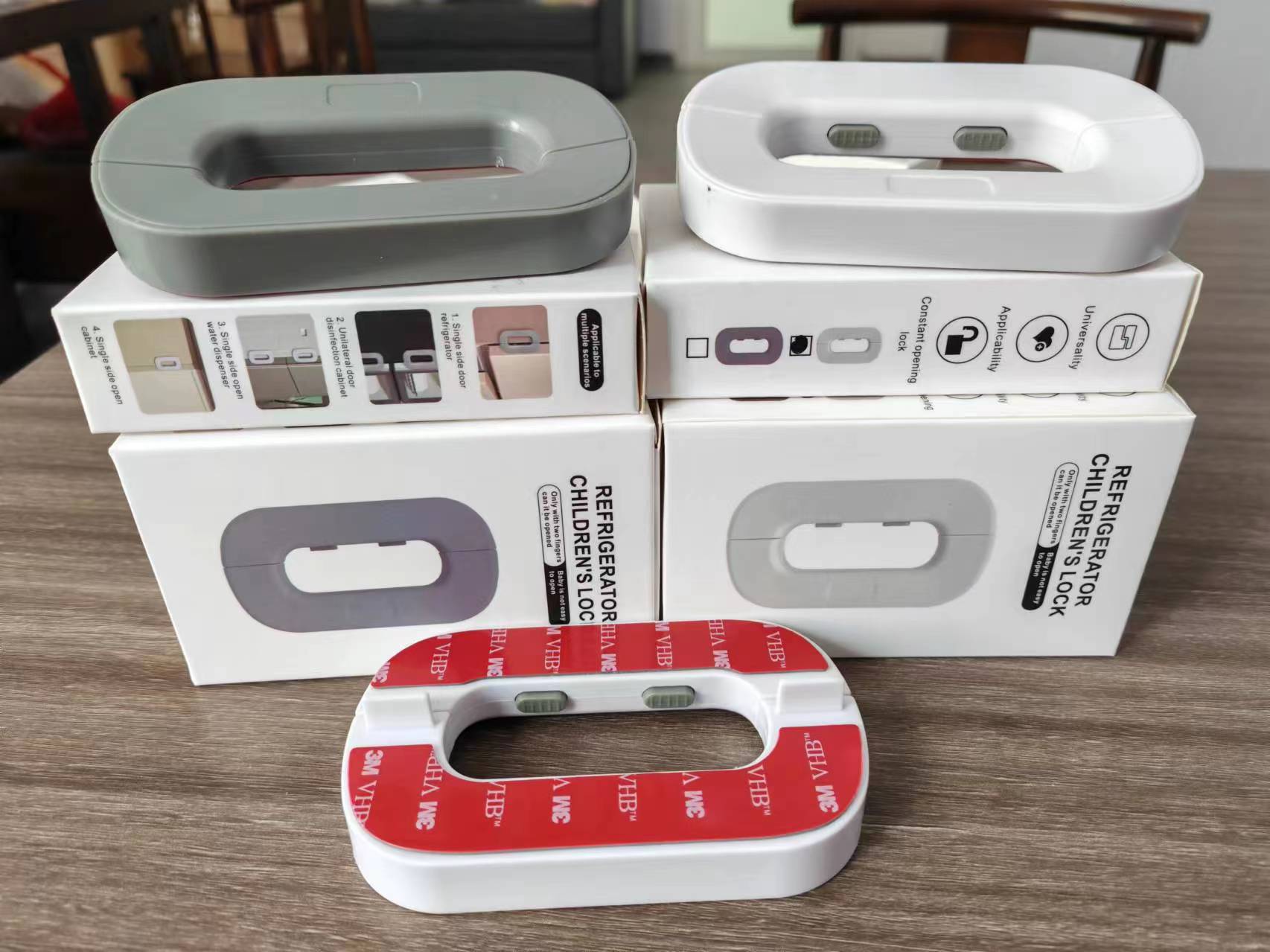 Child Safety Refrigerator Lock – Self Adhesive Fridge & Freezer Door Lock