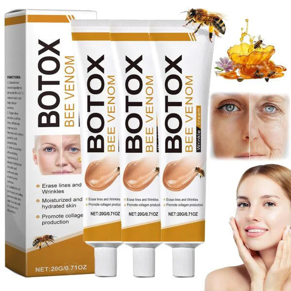 Botox Bee Venom Wrinkle Cream – Anti-Aging Moisturizer | Collagen Boost | Reduce Wrinkles & Fine Lines