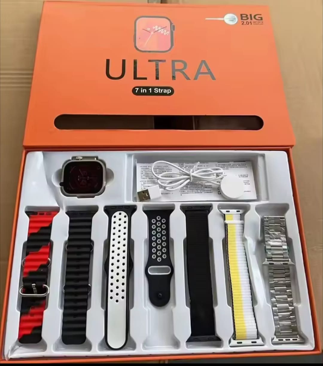 AirPods Pro 2 + Ultra 7-in-1 Smartwatch Combo | Premium Audio & Smart Fitness Bundle