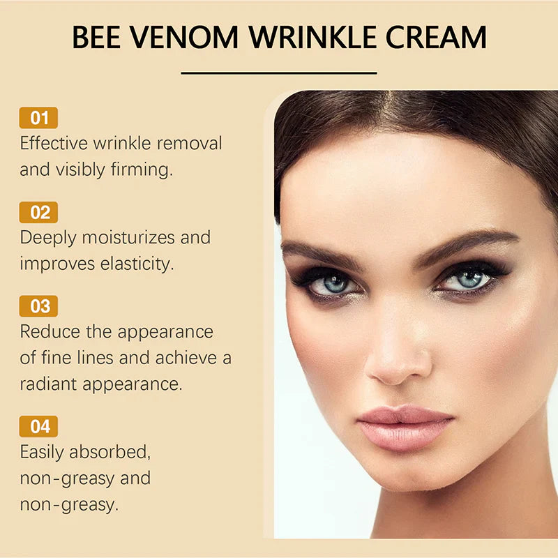 Botox Bee Venom Wrinkle Cream – Anti-Aging Moisturizer | Collagen Boost | Reduce Wrinkles & Fine Lines