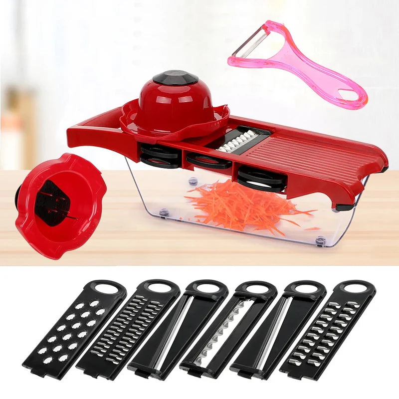 10-in-1 Mandoline Slicer – Multifunction Vegetable & Fruit Cutter