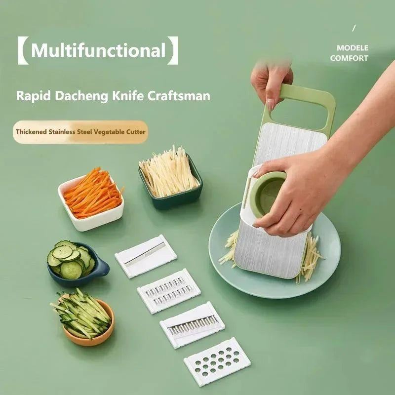 5-in-1 Multi-Functional Vegetable Slicer & Grater Kitchen Tool